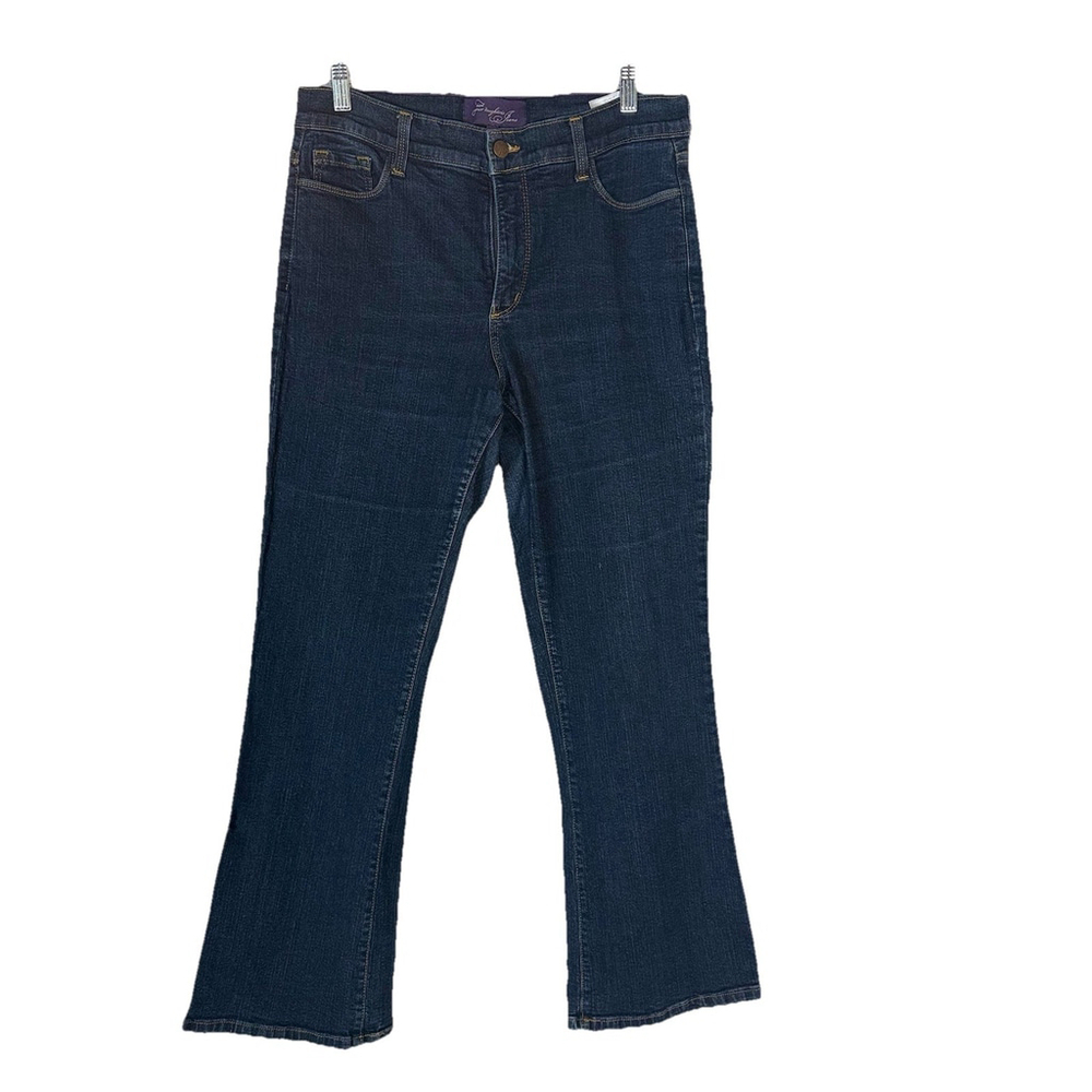 NYDJ Women's Bootcut Jeans Dark Wash Blue Stretch Style P700
